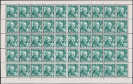 1938, J85 Bogen +Plattenfehler Nr.85.2.01 **. 50.-+