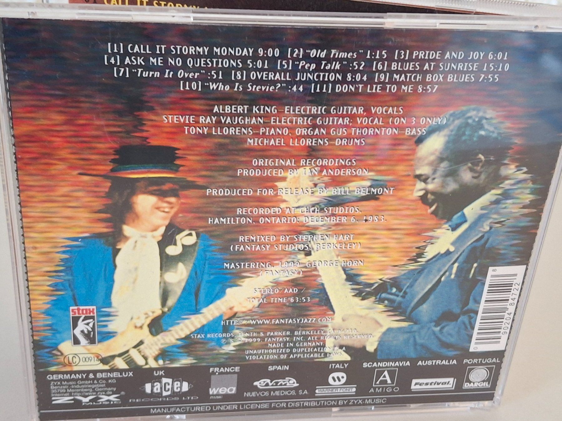 CDs: CD Albert King With  Stevie Ray Vaughan - In Session – D'occasion à Aarberg par Jackup1 1