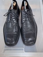 Elegante Herren Schuhe, Lederschuhe, Schwarz, Grösse 43