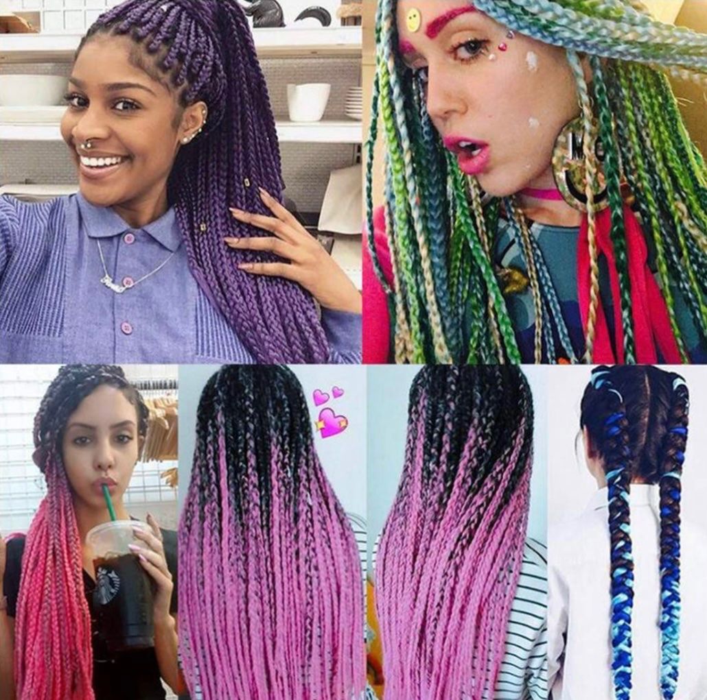 Accessori per capelli: Extensions Synthetische Haar Jumbo Zöpfe – Nuovo e nell'imballaggio originale da horn venduto da amazona01 3
