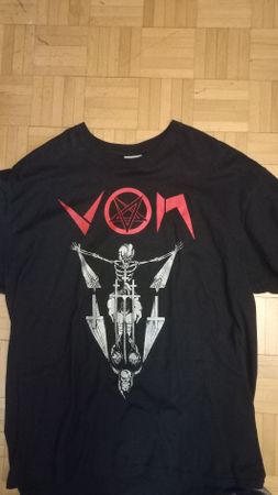 VON Vintage 2002 T-shirt XL Black Metal Rarität