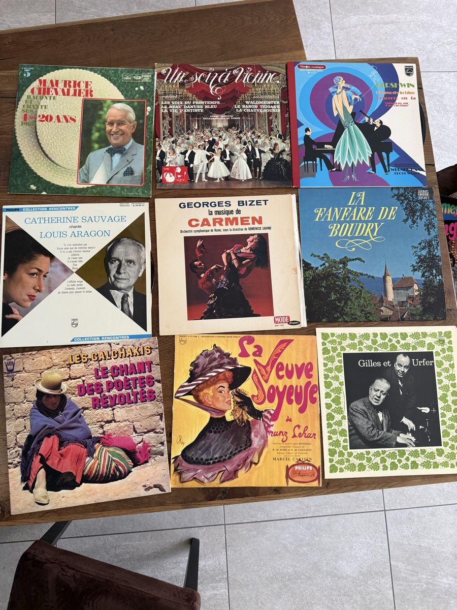 Dischi in vinile: Disques vinyles divers – Usato da Marin-Epagnier venduto da allemandetvincent 1