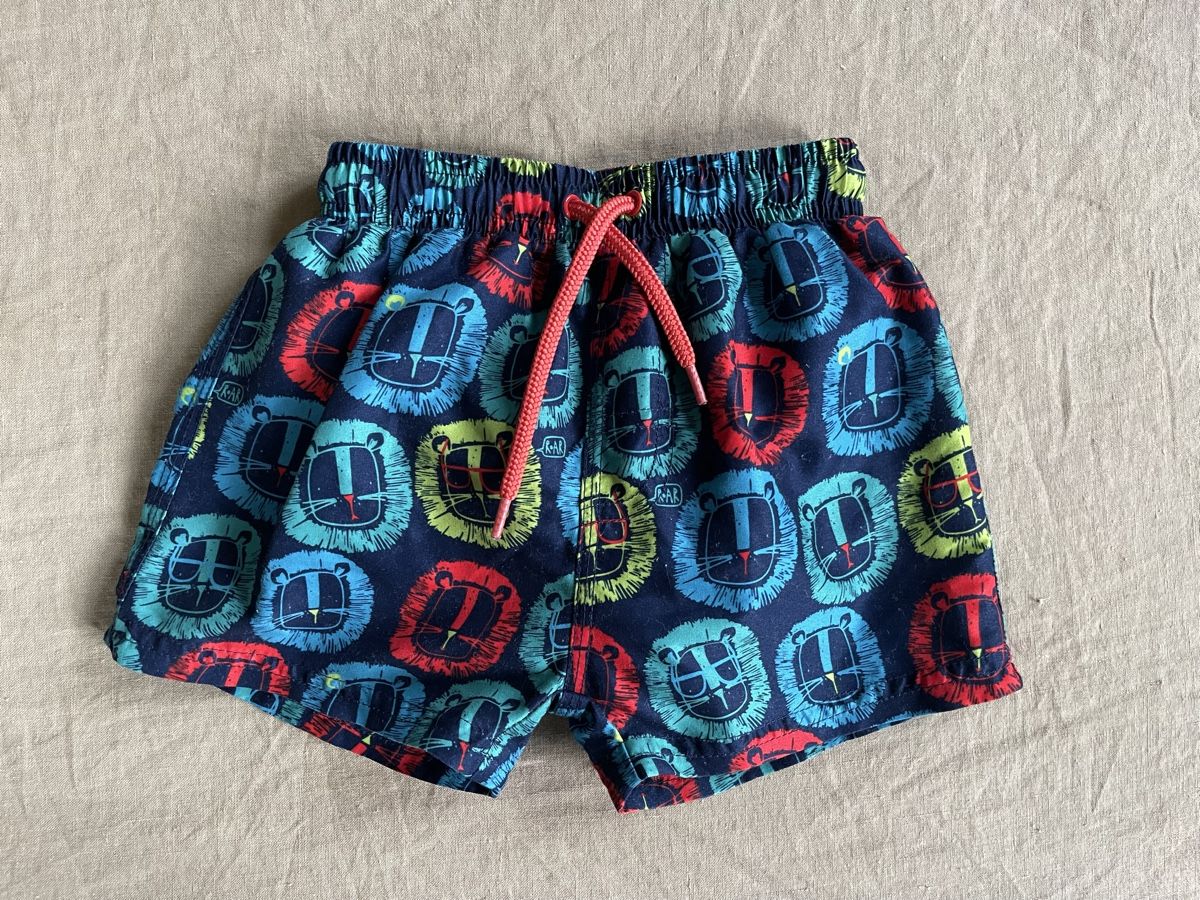 Hosen: Badehose,  Grösse 86, Löwenmuster  – Gebraucht aus Hirzel von carta9