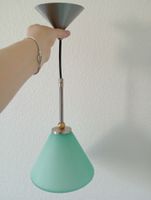 Vintage Casablanca Leuchten Pendellampe – Design Glas Grün