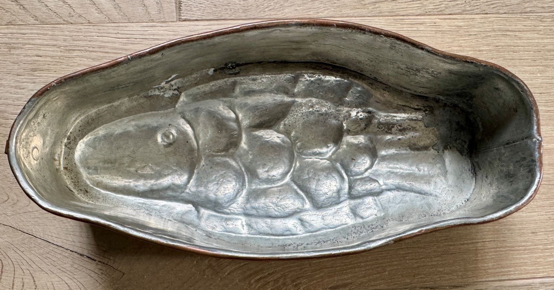 Backformen: Schwere alte Backform Kupfer FISCH antik – Gebraucht aus Rothrist von Luckywinner 3