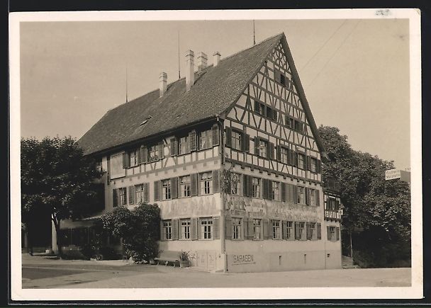 Cartoline postali: AK Ermatingen, Blick zum Hotel Adler – Usato da Berlin venduto da bartko-reher