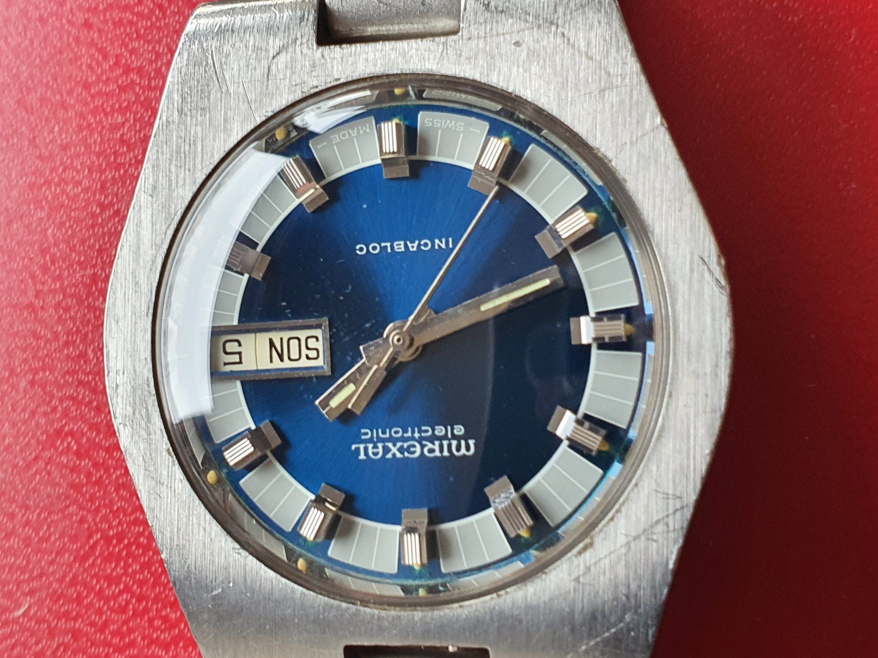 Mirexal Orologi: Mirexal Electronic Day Date mit Originalbox aus 1978 – Usato da Muri AG venduto da Corredor 2