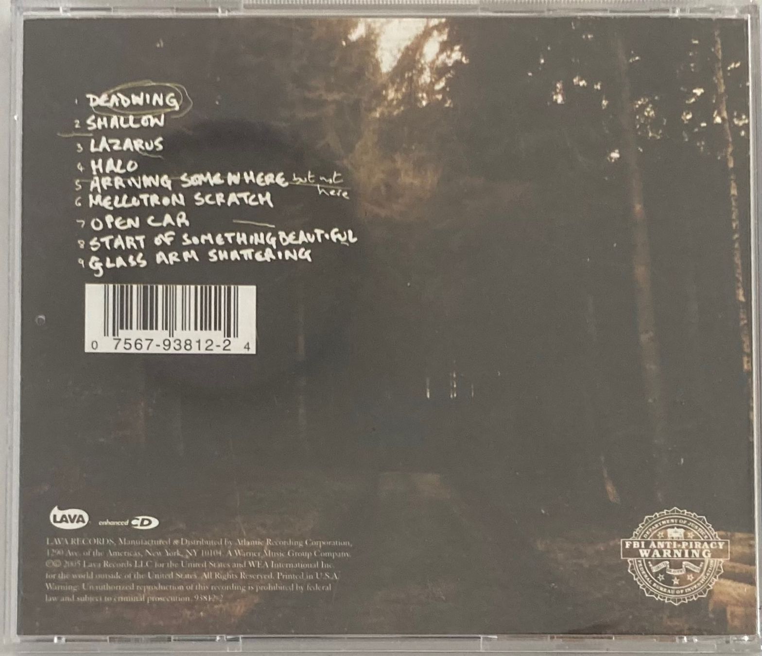CD: PORCUPINE TREE - DEADWING – Usato da Poliez-Pittet venduto da Newtown-Records 1