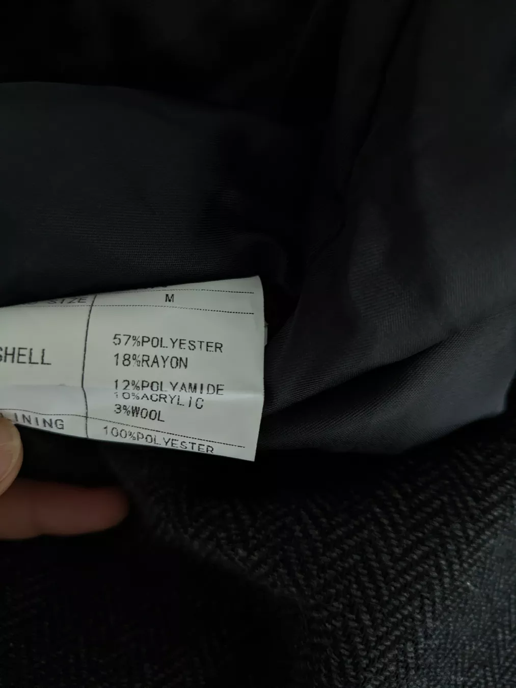 Gilet & Giacche: Herren Weste Pattern Fischgrät grau Grösse M  – Usato da Rorschach venduto da joh_v2y2 4