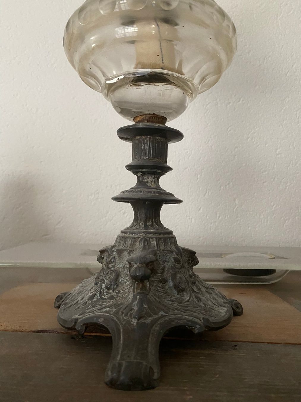 Lampade: Petrollampe Jugendstil 40er Jahre – Usato da Bern venduto da Pfupfi0 1