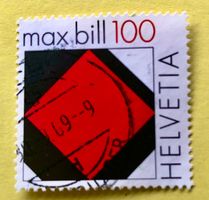 Nr.1294  Max Bill Sondermarken GESTEMPELT 2008   