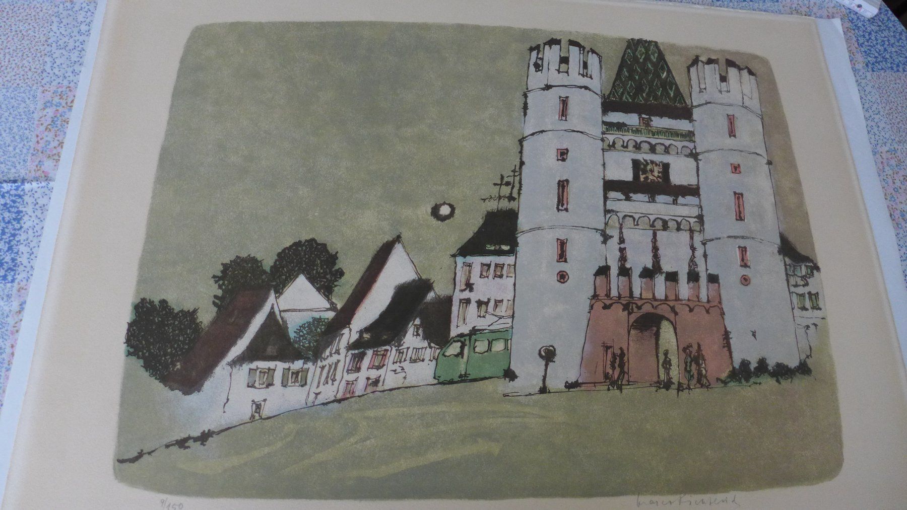 Grafiken & Lithographien: Lithographie Spalentor Basel – Neu (gemäss Beschreibung) aus Basel von Helmuth1945