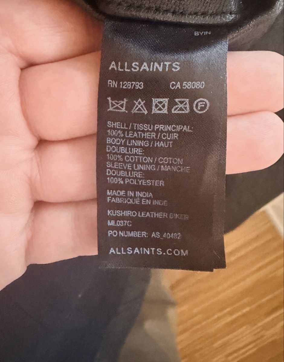 Allsaints Vestes: Leather jacket All Saints – Neuf (Voir description) à Zürich par fba_tg27 2
