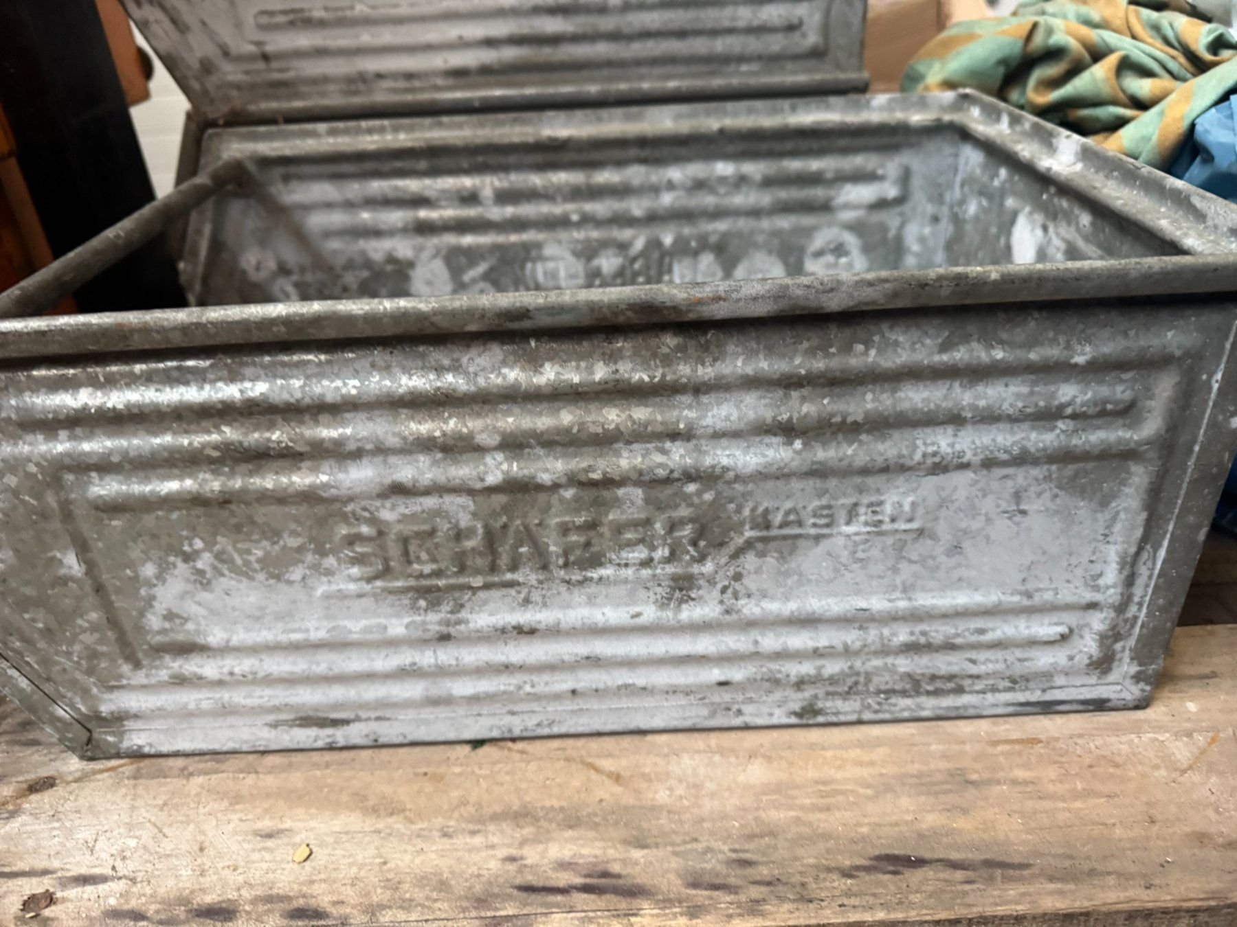 Casse di trasporto: 4 Schäfer Metallkisten – Usato da Egliswil venduto da Raser76 1
