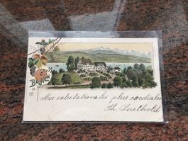 Bocken bei Horgen Litho 1902