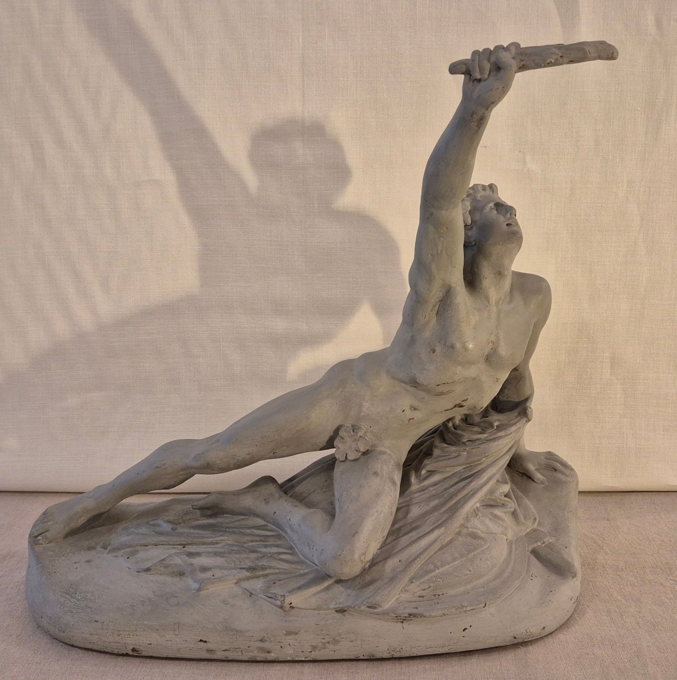 Sculture & Statue: Antiker Akt eines Athleten/Mannes, Gips – Usato da Luzern venduto da Louis-XVI 2