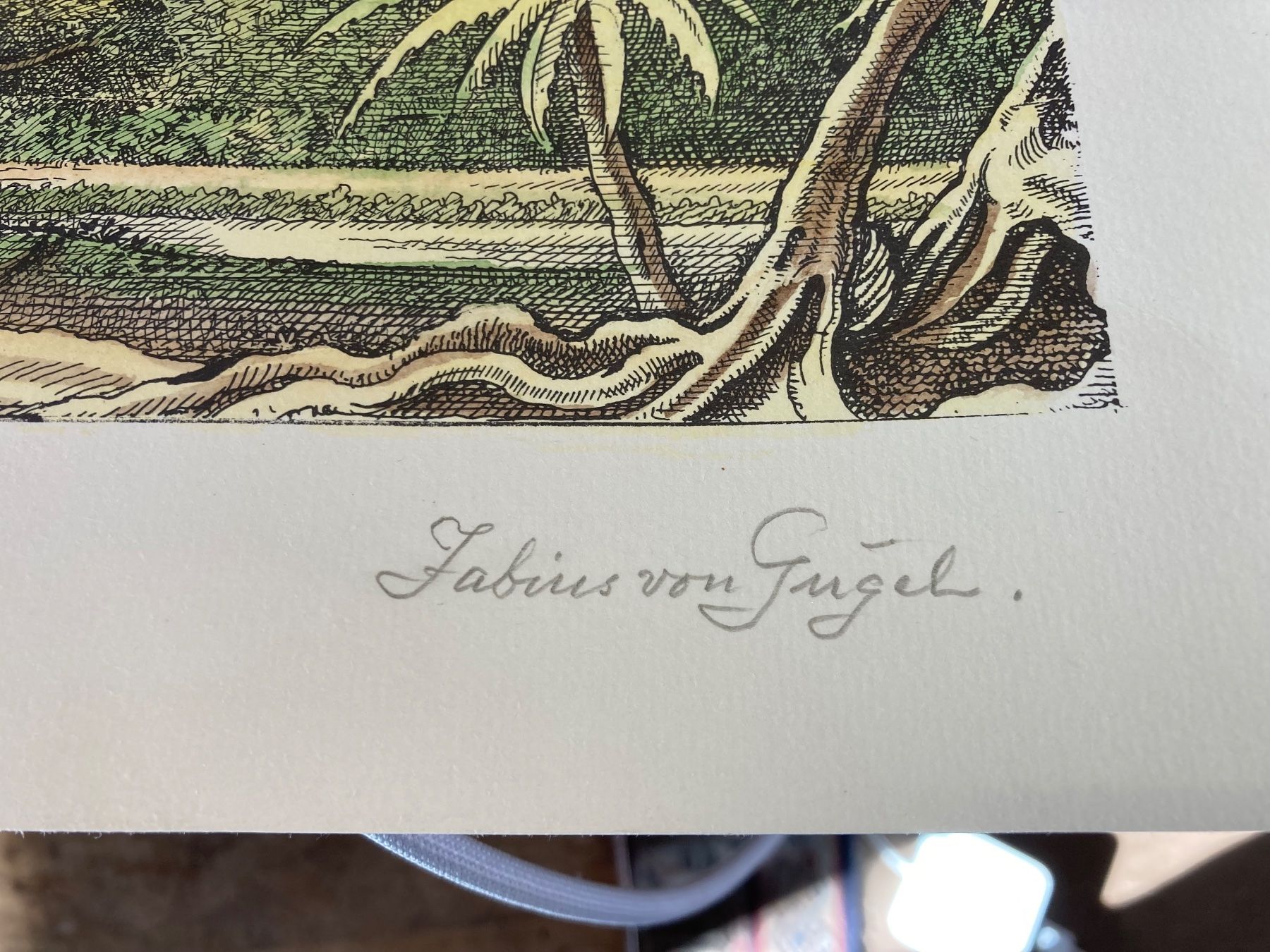 Grafica & Litografie: von Gugel Fabius 1910-2000 Graphik signiert – Usato da Bern venduto da Jwpm66 1