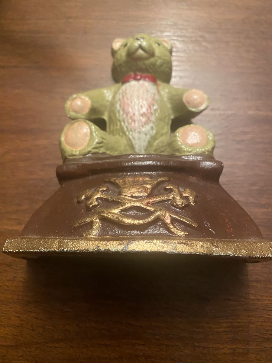 Statuette: Teddybär Statue Guss, Vintage – Usato da Baden venduto da swiss-alps 1