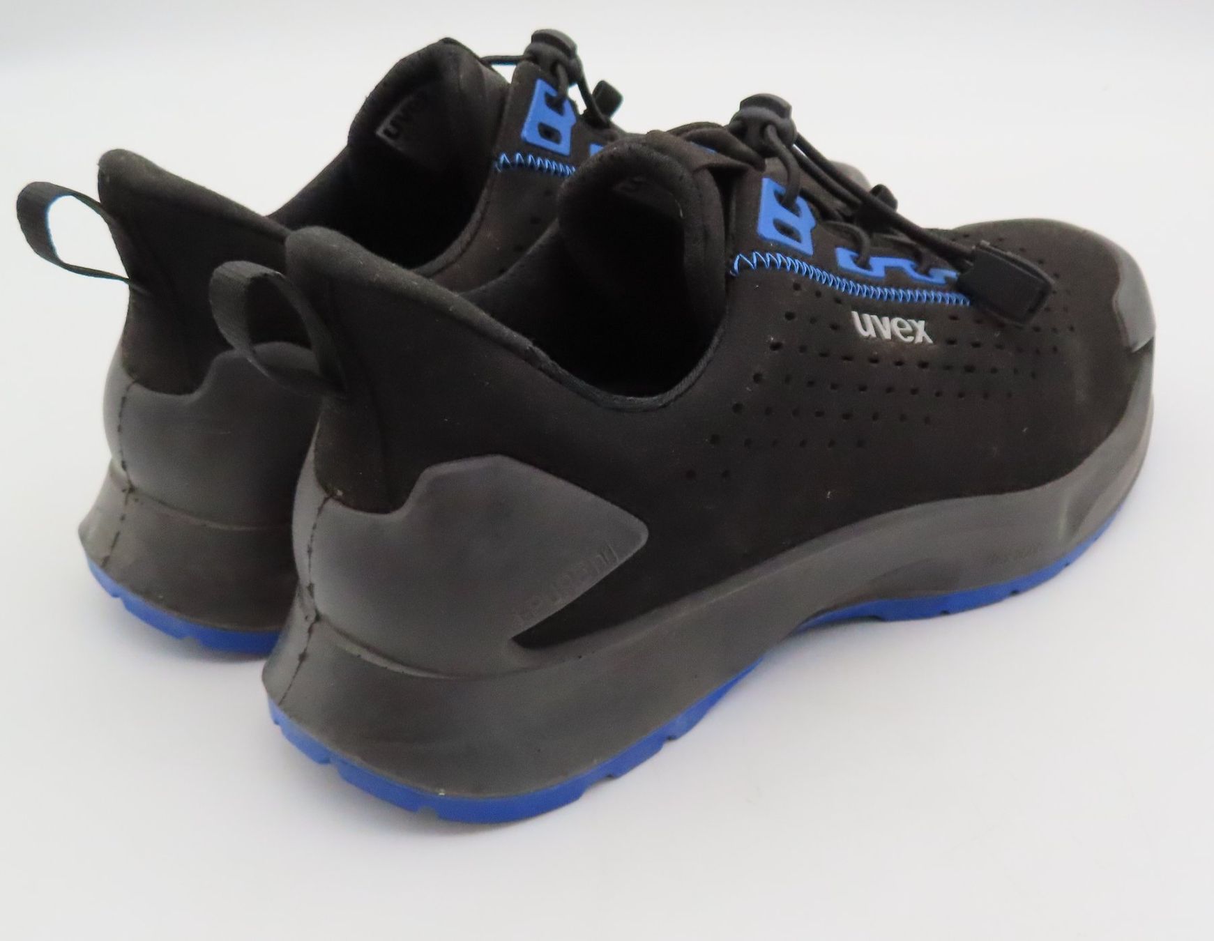 Uvex Scarpe da uomo: Schwarz-Blaue Arbeitsschuhe – Usato da Reinach BL venduto da WBZ-Flohmarkt 5