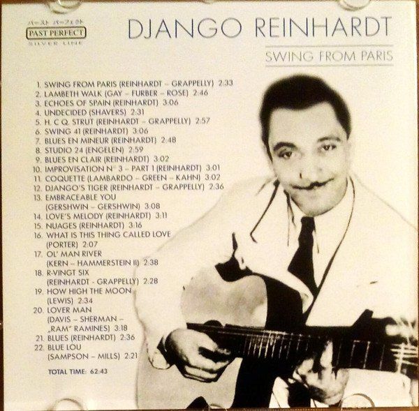 CD: Django Reinhardt SWING FROM PARIS Stephane Grapelli Gypsy CD – Usato da Kandergrund venduto da Sososo 4