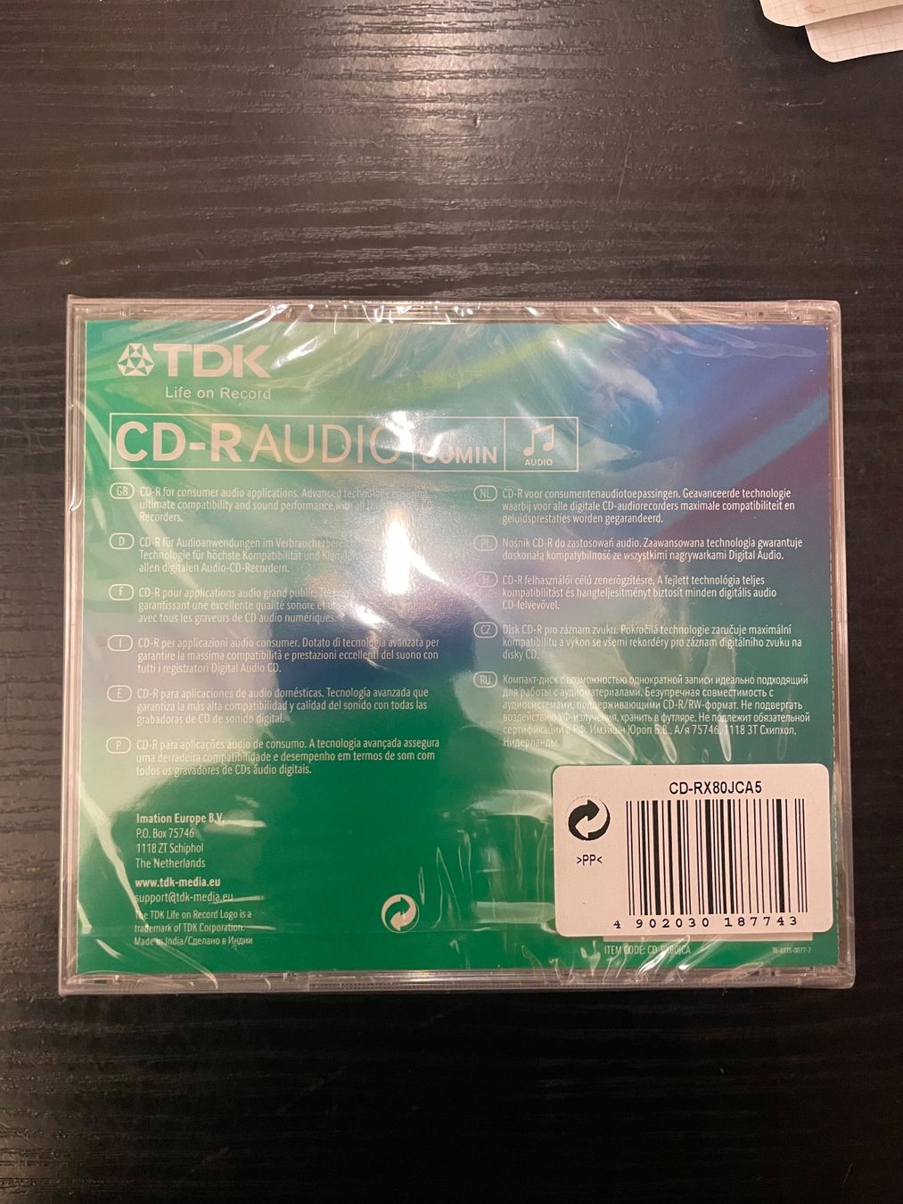 CD & DVD-Rohlinge: 5 Stk. TDK CD-R Audio, 80min – Neu und originalverpackt aus Sutz von  1