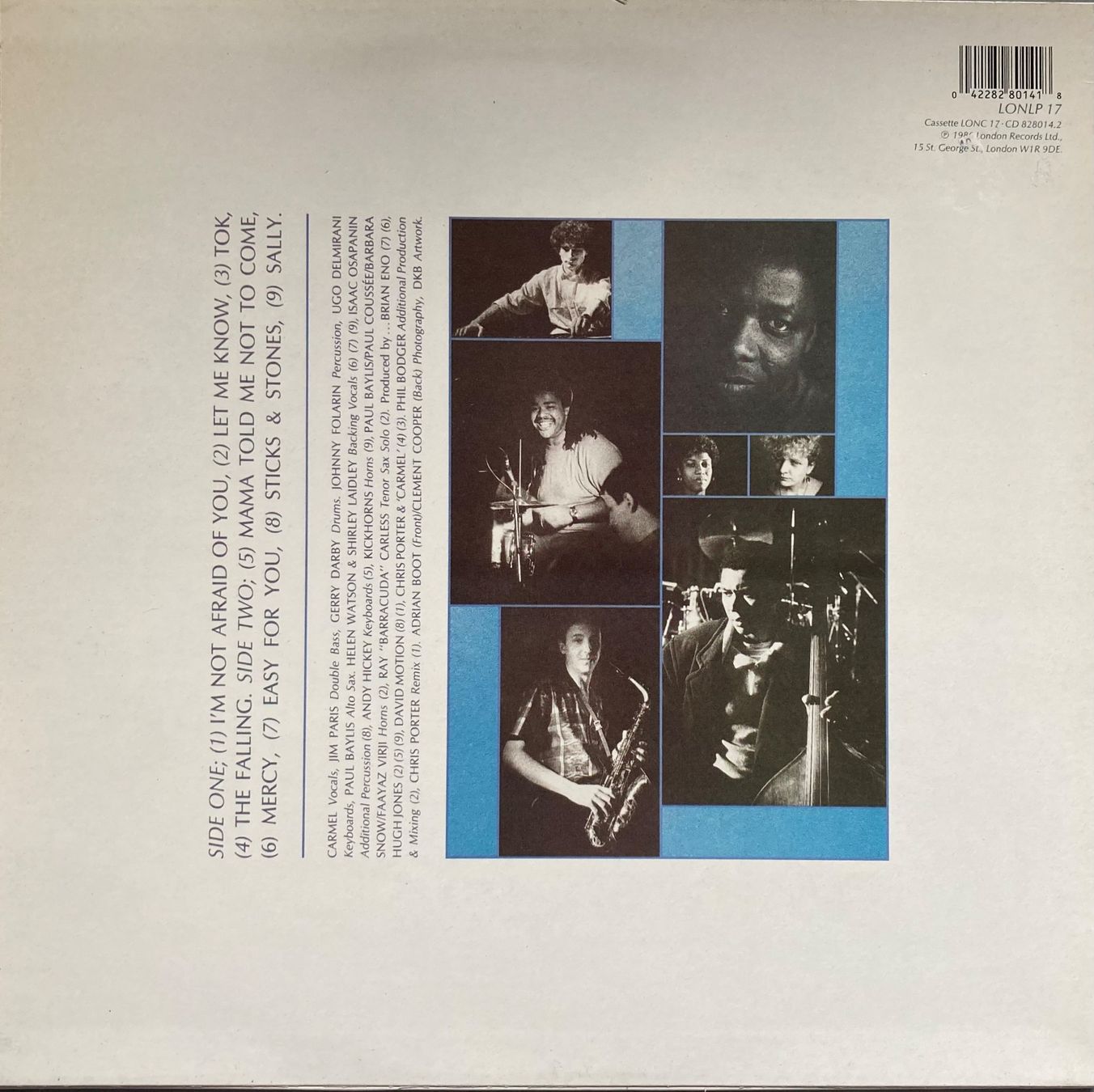 Schallplatten: CARMEL - THE FALLING – Gebraucht aus Poliez-Pittet von Newtown-Records 1