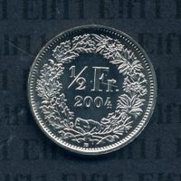 CHF___0.50 2004 stgl * nigelnagelneu! 50 Rappen