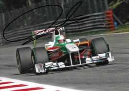 Liuzzi, Force India, 2009 original signiert!