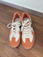 Herrenschuhe Sneaker orange beige Grösse 45