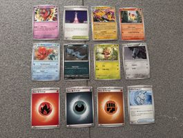 12x Pokémon Karten / Sammelkarten - neuwertig