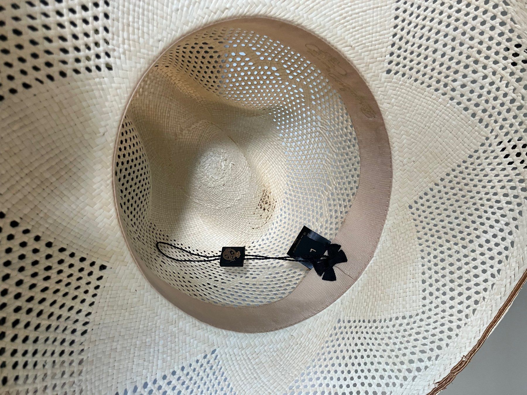 Borsalino Copricapi, berretti & cappellini: New Borsalino straw hat Gr. L – Nuovo e nell'imballaggio originale da Zürich venduto da DrODrMo 7