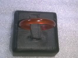 (KOPIE) ring echt achat,,,braun farbe ,,,glanzig
