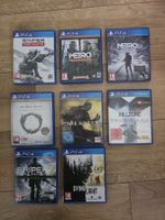8 Spiele PS4 Konvolut gebraucht in gutem Zustand