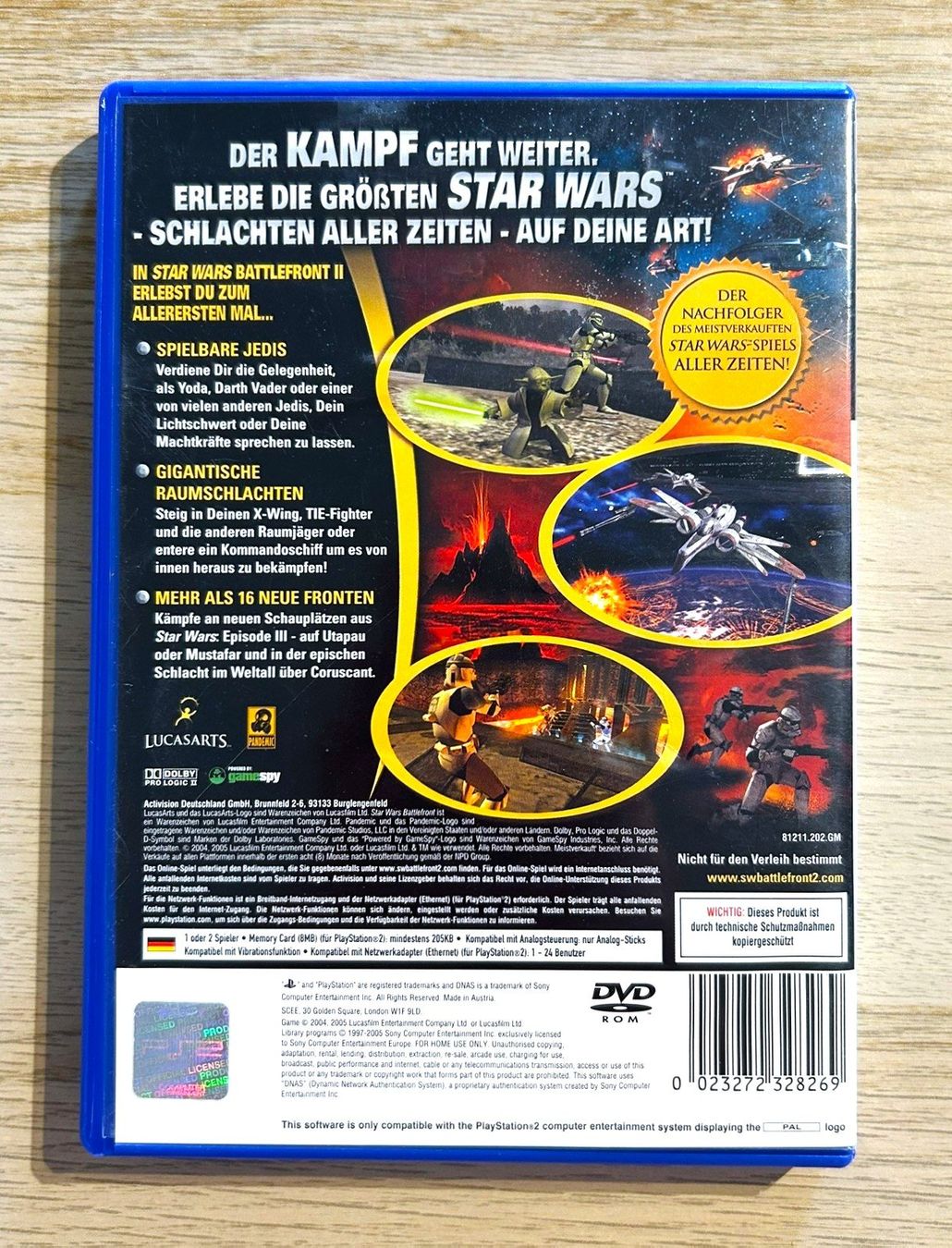 Sony Giochi: Star Wars Battlefront II PS2 – Usato da St. Gallen venduto da Alpine.Arcade 1