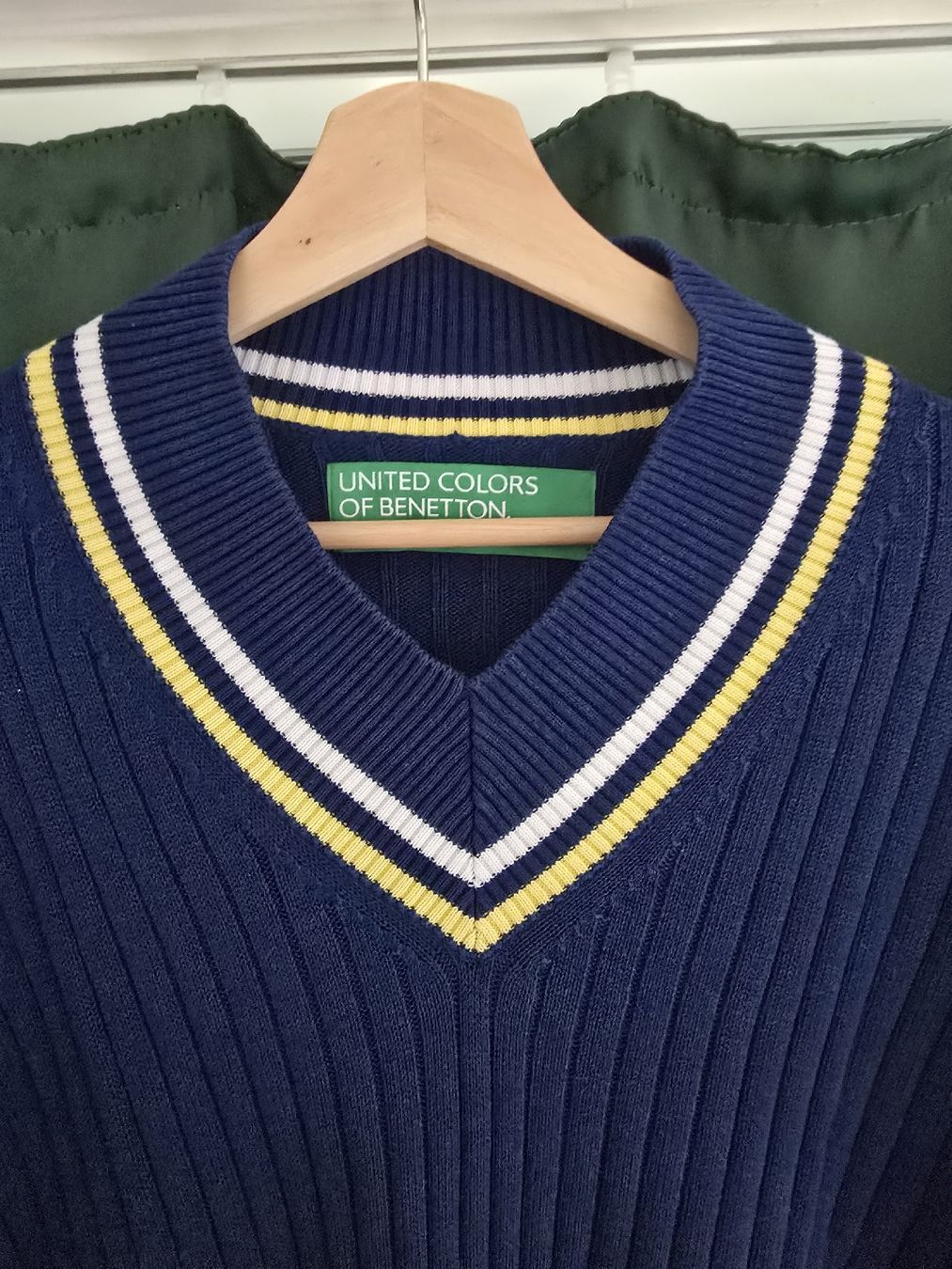 Benetton Maglioni & Felpe: Benetton Cricket-Pullover navy Gr. XS/S – Usato da Bassersdorf venduto da pfi_q7gh 1