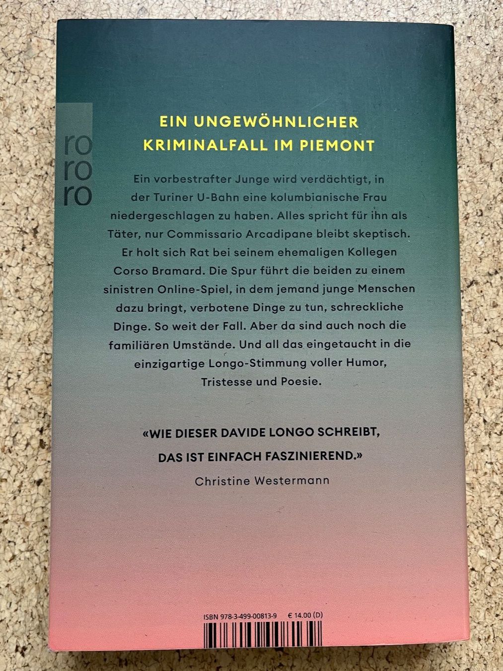 Bücher: Taschenbuch "Schlichte Wut", Davide Longo – Gebraucht aus Grosswangen von Vita500 1