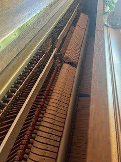 Musikinstrumente: Piano Rippen, Modell "largo", Eiche rustikal massiv – Gebraucht aus Schönenberg ZH von Bosh 7