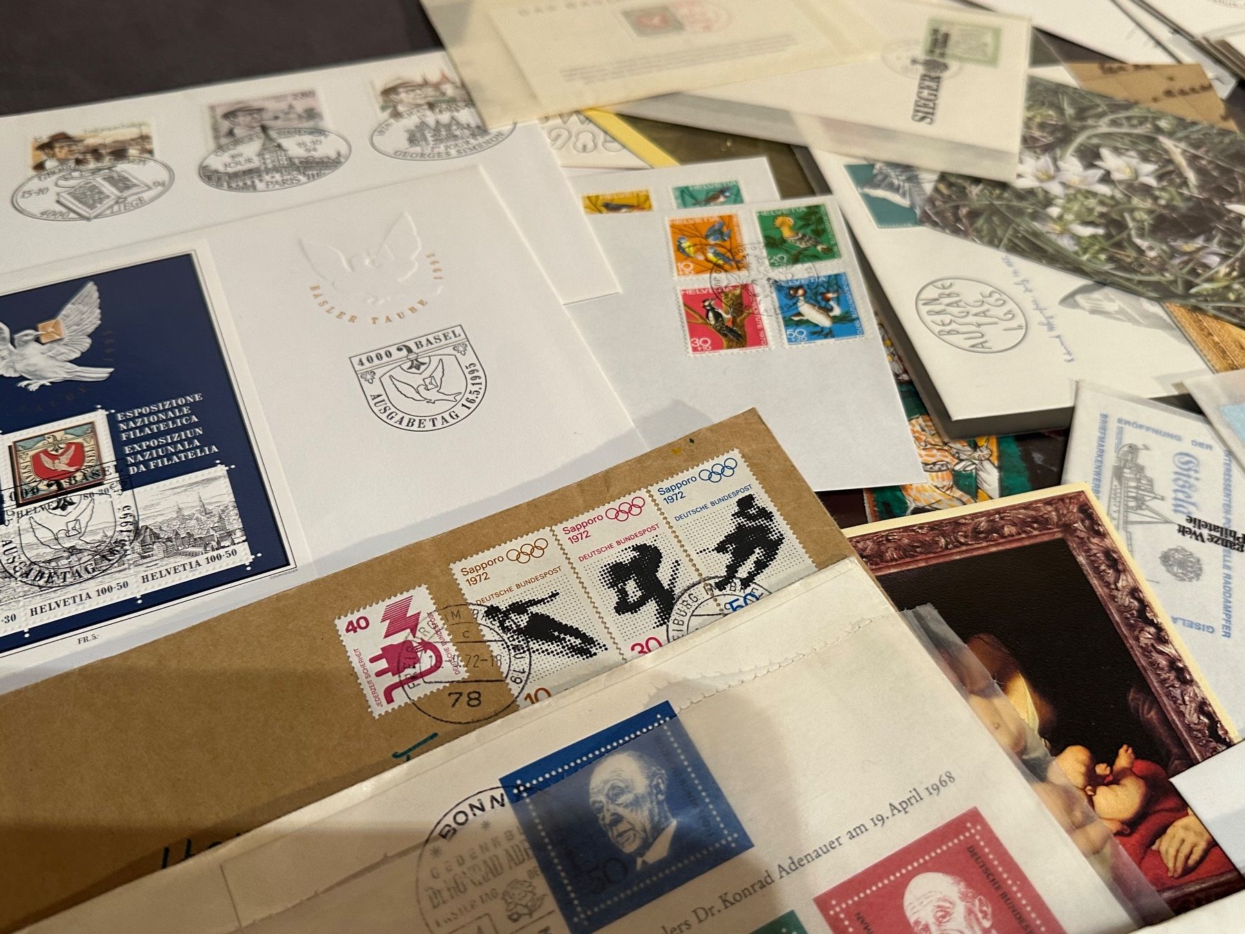 Tutti i francobolli: Sammlung Briefe Weltweit - Schweiz – Usato da Stettfurt venduto da 2442 1