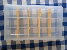 Sortierkasten Sortierbox mit Fächern.