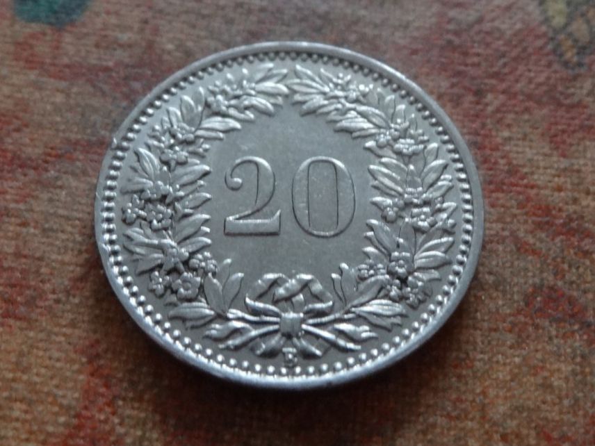 Tutti le monete: 20 Rp. 1934 – Usato da Romanel-sur-Lausanne venduto da Swift13 1