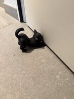 Butoir de porte chat noir impression 3D bon état