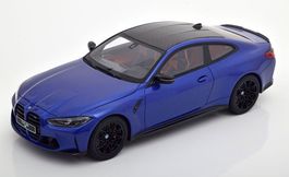 BMW M4 Competition G82 seit 2021 dunkelblau met. / schwarz