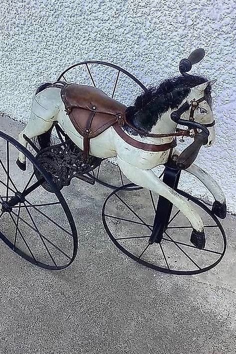 Jouets: Antikes Spielzeug Velociped Dreiradrössli Frankreich – D'occasion à Eglisau par mar_5rn2 7