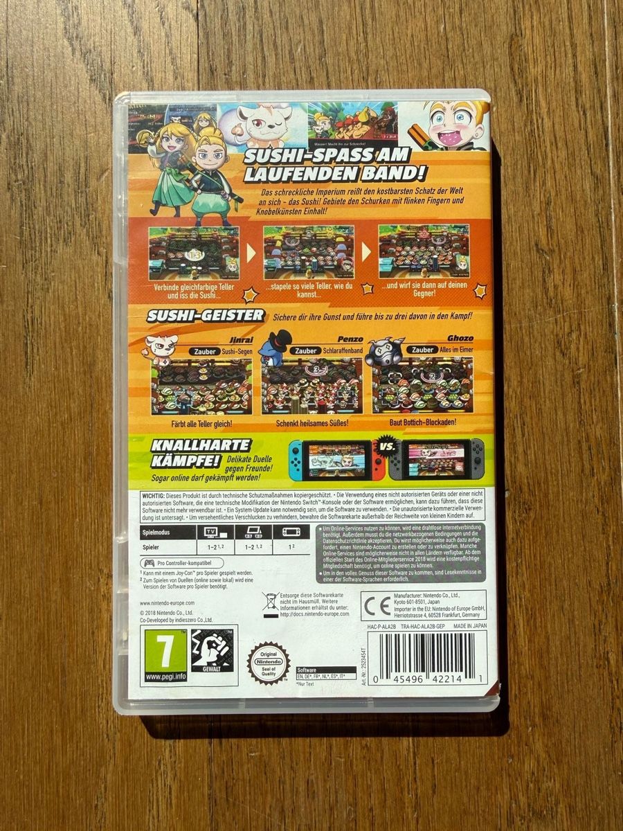 Nintendo Giochi: Sushi Striker / Nintendo Switch – Usato da Läufelfingen venduto da Seraphim13 1