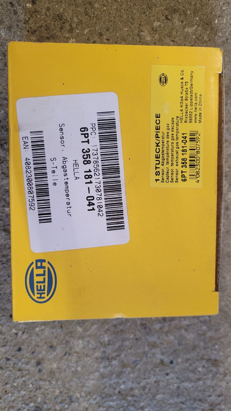 Tutti pezzi di ricambio auto: 6PT 358 181-041 Abgastemperatursensor – Nuovo (secondo la descrizione) da Seengen venduto da sil_5mwk