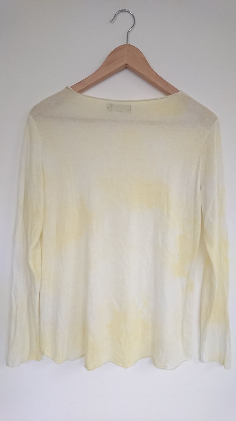 Maglioni & Felpe: Damen Pullover Today Gr. L Batik Neon Gelb Weiss – Usato da Hallau venduto da CHACLA 2