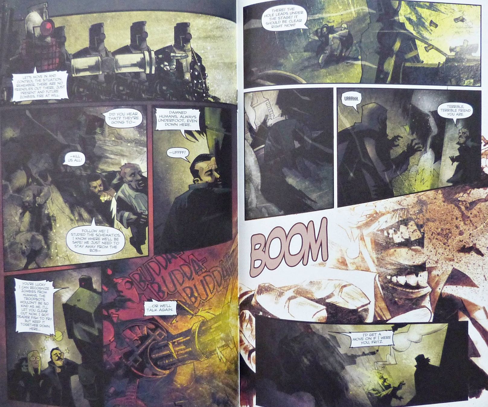 Fumetti: ZOMBIES VS ROBOTS UNDERCITY COMPLETE 4 PART SERIE IDW 2001 – Usato da Lugano venduto da YouWantUS 2