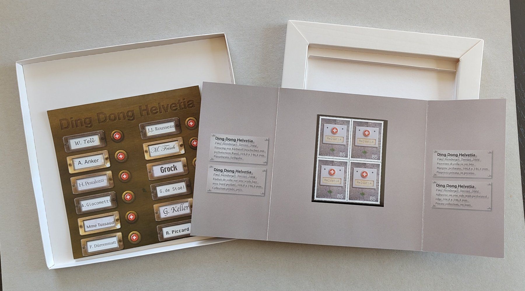 Tutti i francobolli: CH: Geschenkbox Dingdong Helvetia, Marken postfrisch – Usato da Lupfig venduto da Luchsi5 1