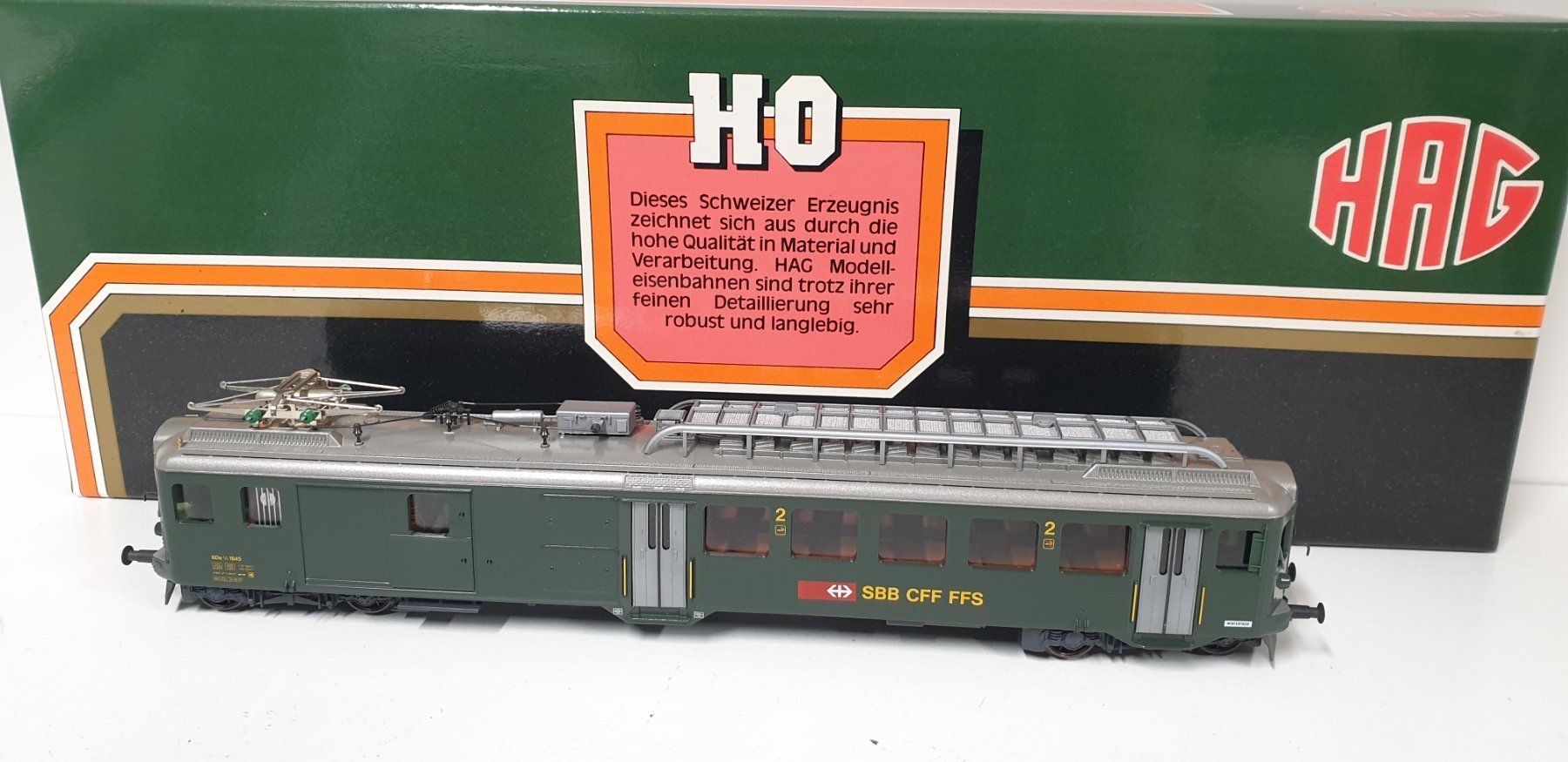 Hag Trains électriques: Hag SBB Bde4/4 Triebwagen H0/AC Nr. 152 – Neuf (Voir description) à Neuenhof par ludovicco