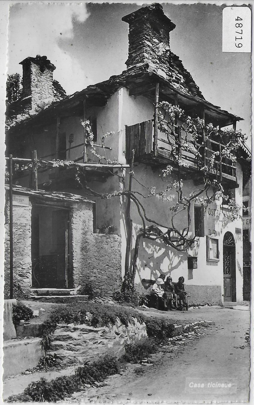 Ansichtskarten: Casa Ticinese – Gebraucht aus Ettingen von Kartenplanet